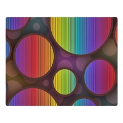 Background Colorful Abstract Circle Double Sided Flano Blanket (large) 