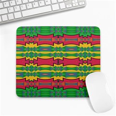 Shapes Rows Pattern                                       Large Mousepad