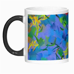 Paint Brushes On A Blue Background                                         Morph Mug