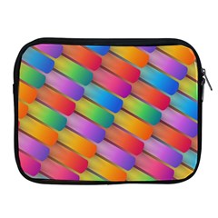 Colorful Textured Shapes Pattern                                Apple Ipad 2/3/4 Protective Soft Case