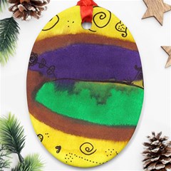 Landscape Egg Ornament (oval)