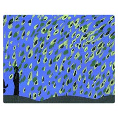 Raining Leaves Double Sided Flano Blanket (medium) 