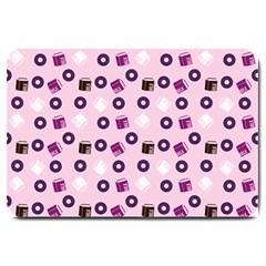 Pink Donuts Large Doormat 