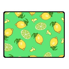 Lemons And Limes Fleece Blanket (small)