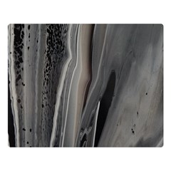 Black Marble Double Sided Flano Blanket (large) 