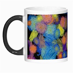 Paint Brushes On A Black Background                                              Morph Mug