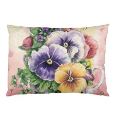 Lowers Pansy Pillow Case (two Sides)