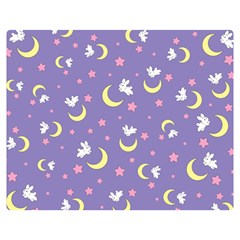 Rabbit Of The Moon Double Sided Flano Blanket (medium)