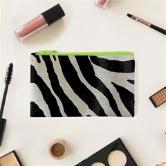 Zebra Print Cosmetic Bag (xs)