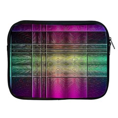 Abstract Desktop Pattern Wallpaper Apple Ipad 2/3/4 Zipper Cases