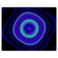 Digital Art Background Pink Blue Double Sided Flano Blanket (medium) 