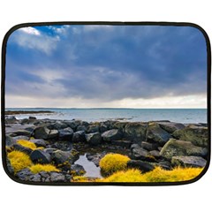 Iceland Nature Mountains Landscape Fleece Blanket (mini)