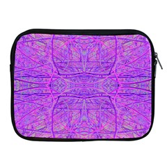 Hot Pink And Purple Abstract Branch Pattern Apple Ipad 2/3/4 Zipper Cases