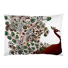 Peacock Graceful Bird Animal Pillow Case (two Sides)