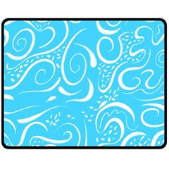 Scribble Reason Design Pattern Fleece Blanket (medium) 