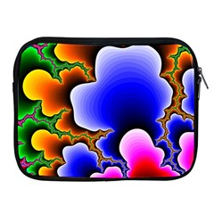 Fractal Background Pattern Color Apple Ipad 2/3/4 Zipper Cases
