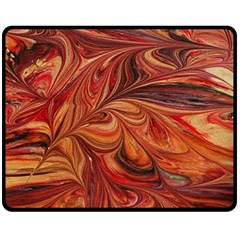 Marbled Paper Mottle Color Movement Fleece Blanket (medium) 
