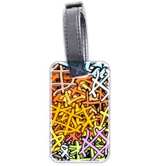 Color Colors Network Networks Luggage Tags (two Sides)