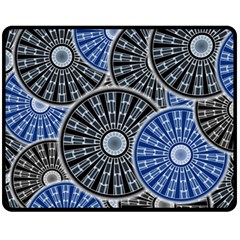 Cog Gear Wheel Engineering Round Fleece Blanket (medium) 