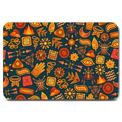 Pattern Background Ethnic Tribal Large Doormat 
