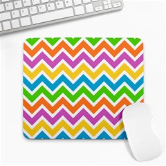 Chevron Pattern Design Texture Large Mousepads