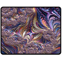 Fractal Artwork Pattern Digital Fleece Blanket (medium) 