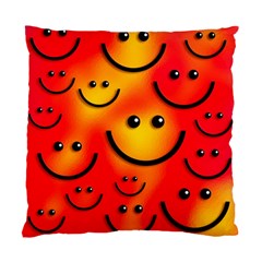 Smile Smiling Face Happy Cute Standard Cushion Case (one Side)