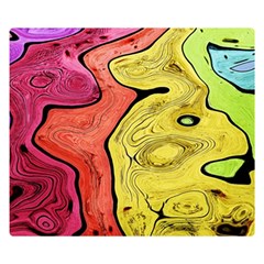 Pattern Background Abstract Double Sided Flano Blanket (small) 