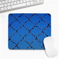 Pattern Structure Background Blue Large Mousepads