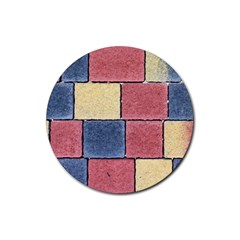 Model Mosaic Wallpaper Texture Rubber Coaster (round) 