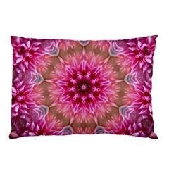 Flower Mandala Art Pink Abstract Pillow Case (two Sides)