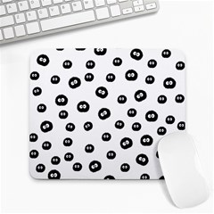 Totoro - Soot Sprites Pattern Large Mousepads