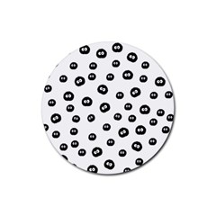 Totoro - Soot Sprites Pattern Rubber Coaster (round) 