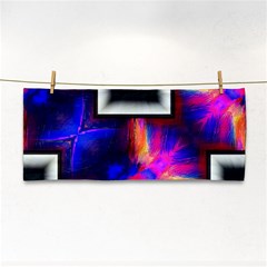 Box Abstract Frame Square Hand Towel