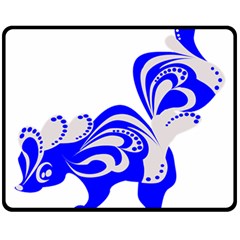 Skunk Animal Still From Fleece Blanket (medium) 