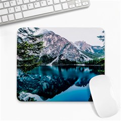 Daylight Forest Glossy Lake Large Mousepads