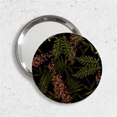 Fern Black 2 25  Handbag Mirrors
