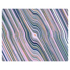 Electric Field Art Xxviii Double Sided Flano Blanket (medium) 