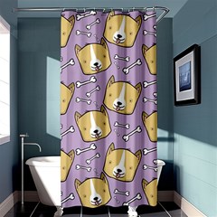 Corgi Pattern Shower Curtain 36  X 72  (stall) 