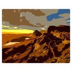 Scotland Monti Mountains Mountain Double Sided Flano Blanket (medium) 