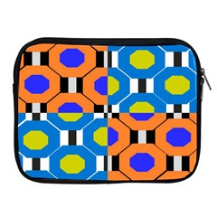 Octagon Orange Apple Ipad 2/3/4 Zipper Cases