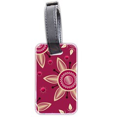 Background Non Seamless Pattern Art Luggage Tag (two Sides)