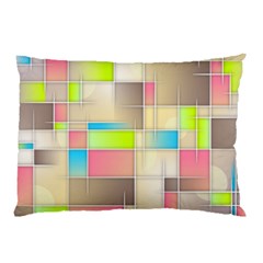 Background Abstract Grid Pillow Case (two Sides)