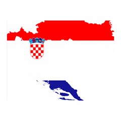 Croatia Country Europe Flag Double Sided Flano Blanket (mini) 