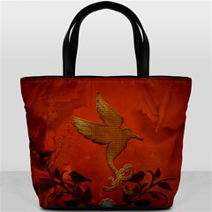 Elegant Decorative Bird Bucket Bag