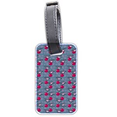 Cherries An Bats Luggage Tag (two Sides)