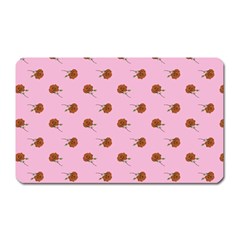 Peach Rose Pink Magnet (rectangular)