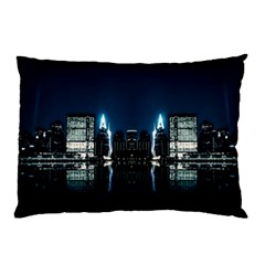 Night City Landscape Pillow Case