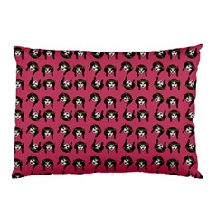 Retro Girl Daisy Chain Pattern Pink Pillow Case (two Sides)