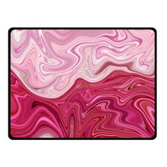 Liquid Marble Trending Abstract Paint Fleece Blanket (small)